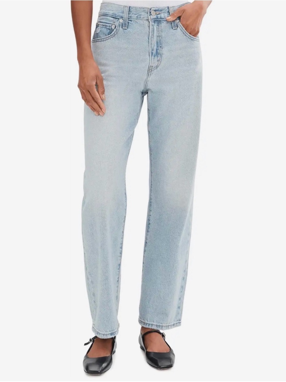 Levi’s Easy Dad Light Wash Straight-Leg Women’s Jeans